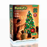 FunkyFir 63" DIY Musical Felt Christmas Tree with Motion-Sensor Lights