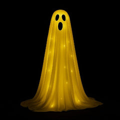 GlowGhoul DIY Ghost Lamp Kit For Halloween Decor (4ft Tall) Simple Exclusive