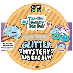 Glitter Mystery Big Bao Bun 7" Dumpling Squishy Fidget Toy (1pc)