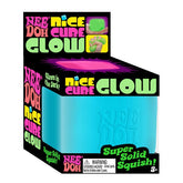 Nee Doh Nice Cube GLOW Squishy Fidget Stress Ball (1pc) Assorted Colors Simple Nee Doh