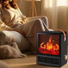 HeatMatez Portable Ceramic Heater With Real Flame! Preorder Showcase