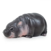 True Heart Treasures Reborn Animals: Pygmy Hippo Realistic Mini Taba Squishy Newborn Hippopotamus Simple TrueHeart Treasures