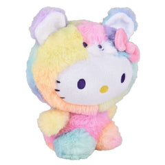 Hello Kitty 6.5" Fuzzy Rainbow Sherbet Onesie Plush (Style Ships Assorted) Simple Showcase