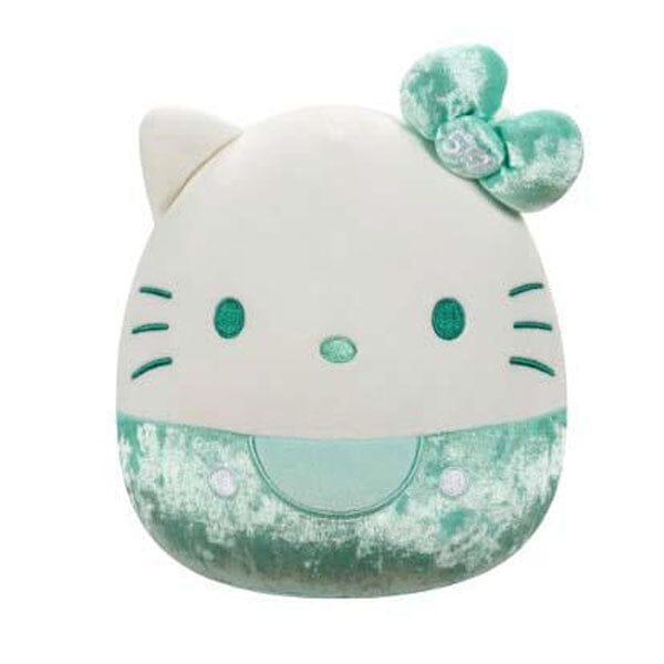 Squishmallows Plush Toy 8" Sanrio 50th Anniversary Squad Teal Velvet Hello Kitty Simple Squishmallows
