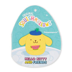 Squishmallows Plush Toys 3.5" 2025 Sanrio Hello Kitty & Friends Tropical Fruit Treats Clip-On Squad (Characters Ship Assorted) Simple Squishmallows