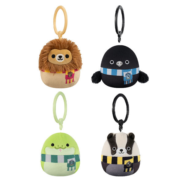 Squishmallows Super Soft Plush Toys 3.5" Harry Potter Hogwarts Squad Clip Ons (1pc) Ships Assorted Simple Squishmallows