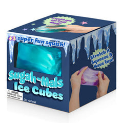 Sugah-Mals Ice Cube Sugar Stress Ball Squishy Fidget Toy (1pc) Color Ships Assorted