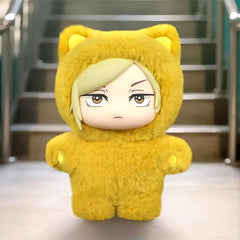 Jujutsu Kaisen Anime Cat Ear Plushie Series Plush Keychain Blind Box (1pc)