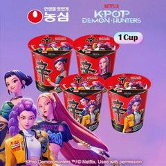 Nongshim Shin Ramyun KPop Demon Hunters Character Noodle Cups (65g)