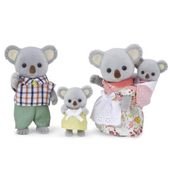 Calico Critters: Outback Koala Family (4pc) Posable Flocked Collectible Figurines