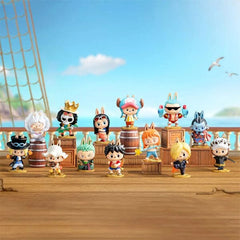 Pop Mart x THE MONSTERS: Labubu One Piece Anime Series Figurine Blind Box (1pc) Simple Pop Mart