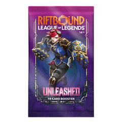 Riftbound: League of Legends TCG - Unleashed Booster Pack (1 Pack of 14 Cards)