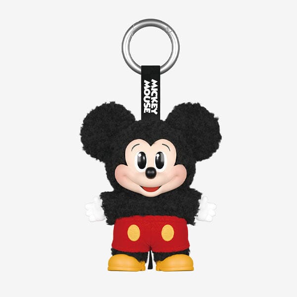 Pop Mart x Disney: Mickey Family Cute Together Series Plush Keychain Blind Box (1pc) Simple Pop Mart