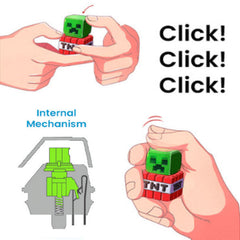 Minecraft Clickers Fidget Toy Blind Box (1pc)