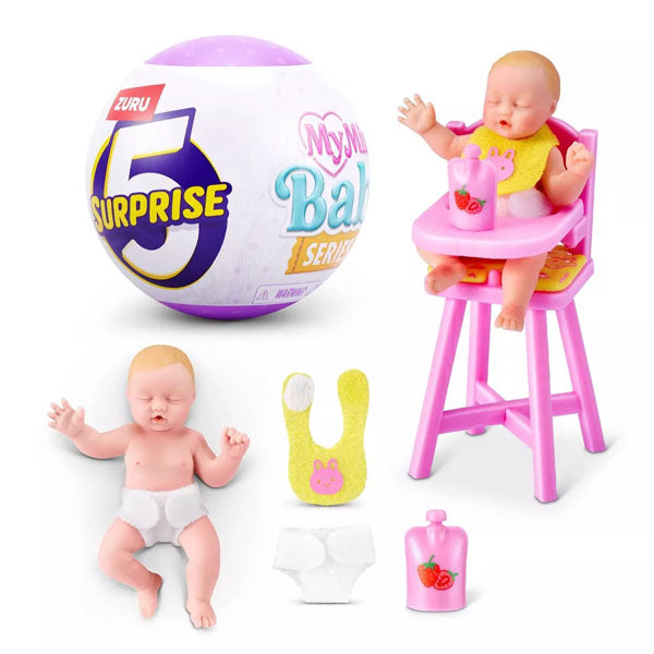 ZURU 5 Surprise My Mini Baby Series 2 Collectible Capsule Simple ZURU