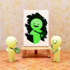 Smiski Museum Series Collectible Glow in the Dark Figurine Blind Box (1pc) Simple Smiski