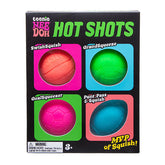 Nee Doh Teenie Hot Shots Sports Balls Squishy Fidget Toys (4pc)
