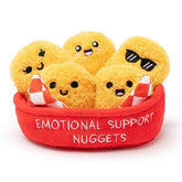 Emotional Support Nuggets 8.5" Novelty Plush Toy By What Do You Meme?® Simple What Do You Meme?