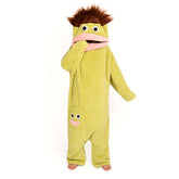 Cozy Cuddler Big Mouth Monster Flannel Onesie For Adults & Kids (1pc) Multiple Sizes