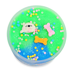 PeachyBbies Novelty Slime Fidget Putty (7oz Jar) "Puppy Chow" Icee Slime