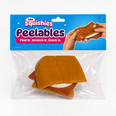 Taba Squishies® Peelables Deluxe Premium Silicone Fidget Toy (1pc) Chocolate S'more