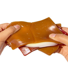 Taba Squishies® Peelables Deluxe Premium Silicone Fidget Toy (1pc) Chocolate S'more