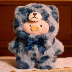 TOYZERO+ x Lulu The Piggy: Vintage Teddy Shop Series Plush Keychain Blind Box (1pc) Simple TOYZEROPLUS