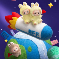 Pop Mart x THE MONSTERS: Pin For Love A-M Series Plush Keyring Figurine Blind Box (1pc) Simple Pop Mart