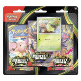 Pokémon TCG: ME03 Mega Evolution Perfect Order Three-Booster Blister (30 Cards & Bonus Foil Promo Card)