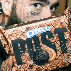 OREO x Post Malone Chocolate Caramel Shortbread Sandwich Cookies (10.68oz) Limited Edition Simple OREO