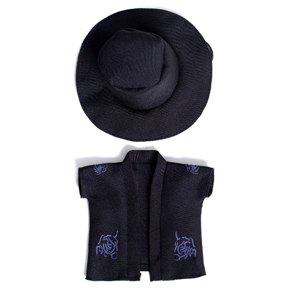 Outfit: Black Robe & Matching Hat Set for Dolls - Petite Threads Simple Exclusive
