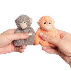 Taba Squishies® Punch the Monkey & His Stuffed Monkey Friend Fidget Toys (2pc)
