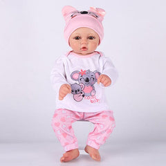 TrueHeart Treasures: Dream Weavers Collection Weighted Reborn Lifelike Baby Dolls (3kg) Baby Evangeline Simple TrueHeart Treasures