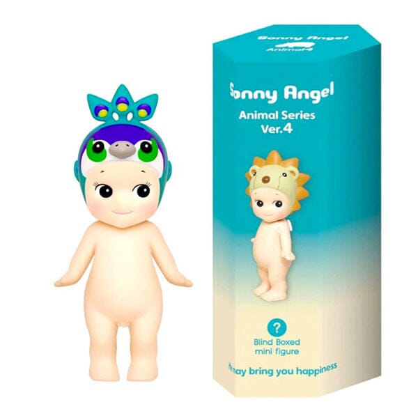 Sonny Angels Collectable Mini Cherub Figurines Animal Series 4 Safari Blind Box (1pc) Simple Showcase