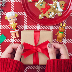 Sonny Angel Collectable Mini Cherub Figurines Santa's Little Helper Christmas Series Blind Box (1pc) Simple Sonny Angel