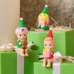 Sonny Angel Collectable Mini Cherub Figurines Santa's Little Helper Christmas Series Blind Box (1pc) Simple Sonny Angel