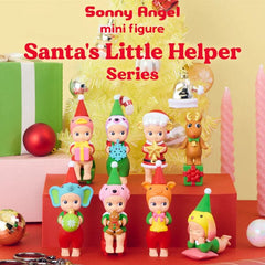 Sonny Angel Collectable Mini Cherub Figurines Santa's Little Helper Christmas Series Blind Box (1pc) Simple Sonny Angel