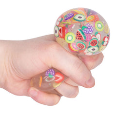 Scrunchems Tutti Frutti Stress Ball Squishy Fidget Toy (1pc) Color Ships Assorted