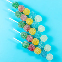 Silky Gem Crystal Candy Sizzle Pop Sour Mix Skewers (5pk) Simple Silky Gem