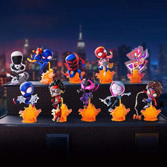 Pop Mart x Marvel: Spider-Man Across The Spider-Verse Series Figurine Blind Box (1pc) Simple Pop Mart