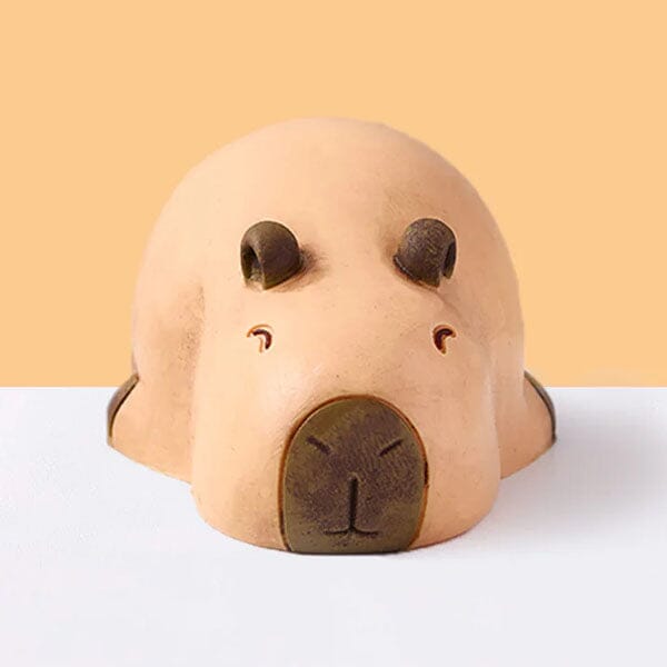 SqueezeSquad Taba Deluxe Premium Silicone Squishy Fidget Toy - Capybara Simple SqueezeSquad