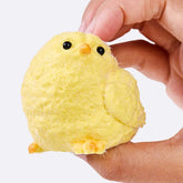 SqueezeSquad Taba Deluxe Premium Silicone Squishy Fidget Toy - Fuzzy Chick Simple SqueezeSquad