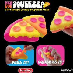 Nee Doh Squeezza Pizza Squishy Fidget Toy (1pc) Color Ships Assorted Simple Nee Doh