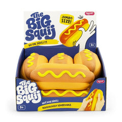 The Big Squij Slow-Rise Squishy Fidget Toy (1pc) Hot Dog Simple The Big Squij