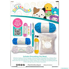 Squishmallows DIY Crochet Plush Toy Complete Kit (Multiple Characters) Simple Squishmallows