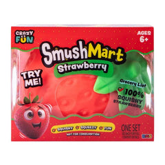 SmushMart Giant Scented Squishy Strawberry Fidget Toy (1pc) Simple SmushMart