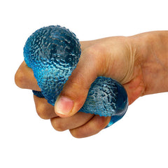 Squishhy Bonbon-Shaped Textured Squishy Fidget Stress Ball (1pc) Assorted Colors