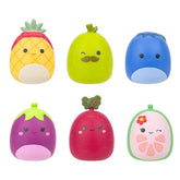 Squishmallows Squooshems Series 12 Fruits & Veggies Blind Bag 2" Surprise Vinyl Fidget Squishy (1pc) Simple Squishmallows