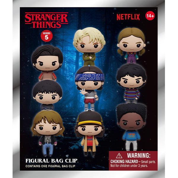 3D Stranger Things Series 5 Foam Bag Clip Blind Bag (1pc) Simple Stranger Things