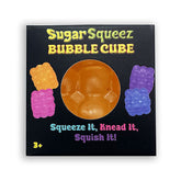 SugarSqueez Squishies® Bubble Cube Maltose Fidget Stress Ball (1pc) Assorted Colors